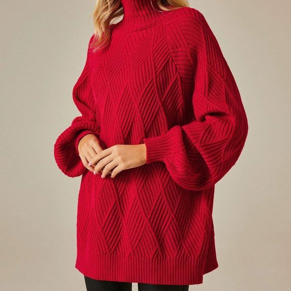 Loose Long Sleeve Sweater - Picture 1 of 6